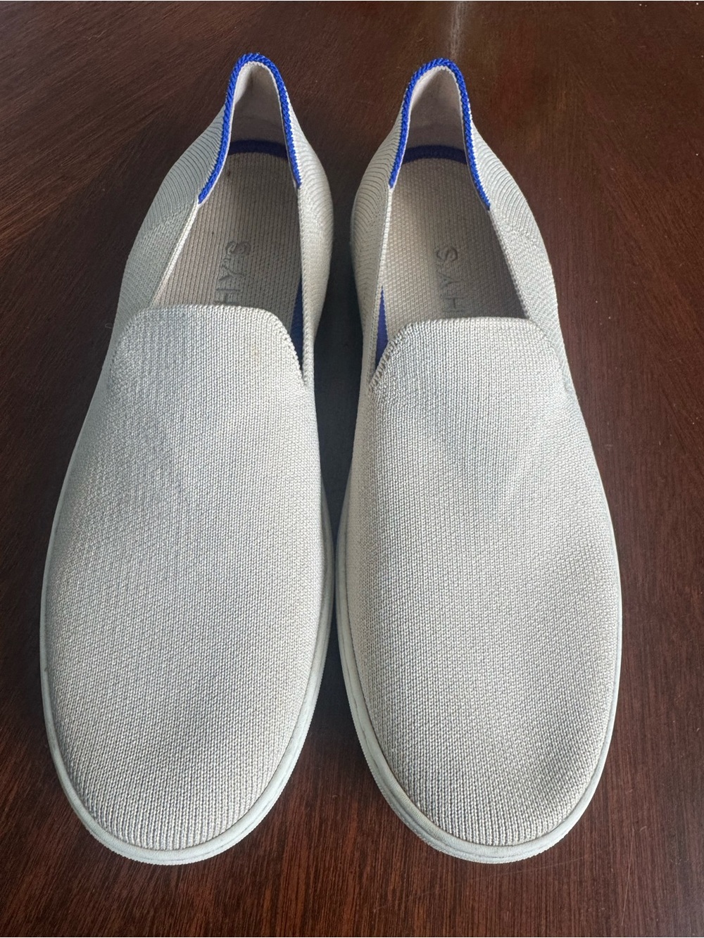 Rothy's Original Slip On Sand Ivory Flat Sneakers Women’s 8.5